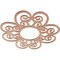 Ekena Millwork Cohen Wood Fretwork Pierced Ceiling Medallion, Cherry, 28"OD x 9 5/8"ID x 3/8"T CMWP28X28X0375COCH - alternate 2